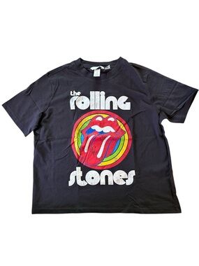H&M x The Rolling Stones | Rainbow Lips Cotton Concert Tee